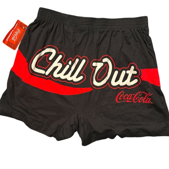 Coca-Cola Vintage Mens Sleep Shorts - Picture 2 of 4